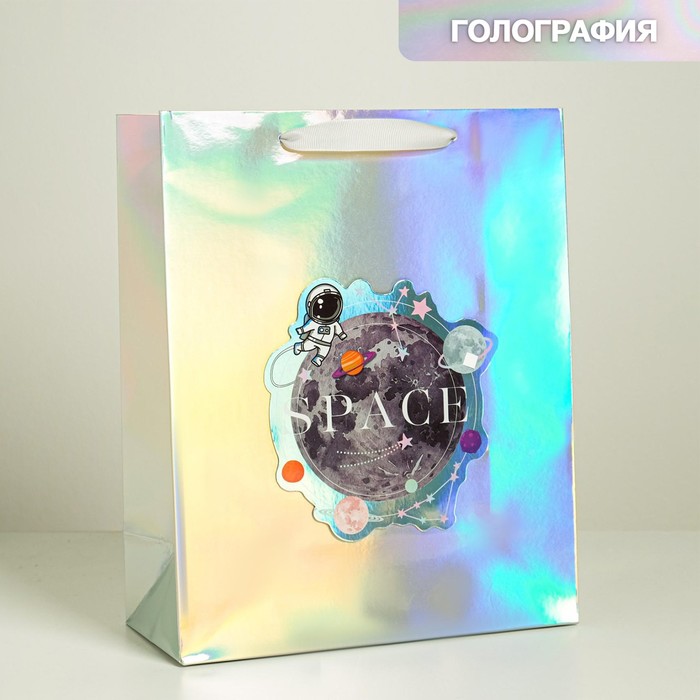 Пакет голографический вертикальный Space, 26 × 32 × 12 см
Пакет голографический вертикальный Space, 26 × 32 × 12 см