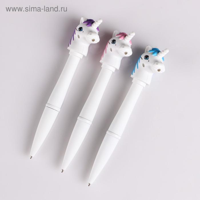 Ручка-фонарь со звуком "Единорожек" 15 см, синие чернила, микс
Ручка-фонарь со звуком "Единорожек" 15 см, синие чернила, микс