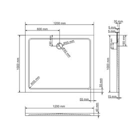 Душевой поддон WasserKRAFT Berkel 48T10, 1200 x 1000 x 40 мм, прямоугольный, белый
Душевой поддон WasserKRAFT Berkel 48T10, 1200 x 1000 x 40 мм, прямоугольный, белый