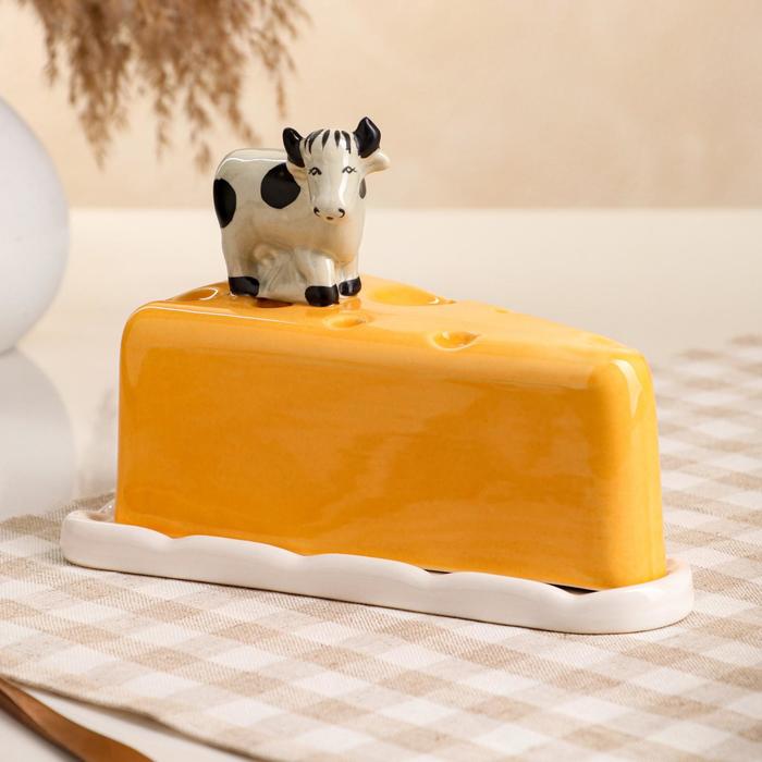 Сырница-масленка "Коровка", 18 см × 11,5 см, микс
Сырница-масленка "Коровка", 18 см × 11,5 см, микс