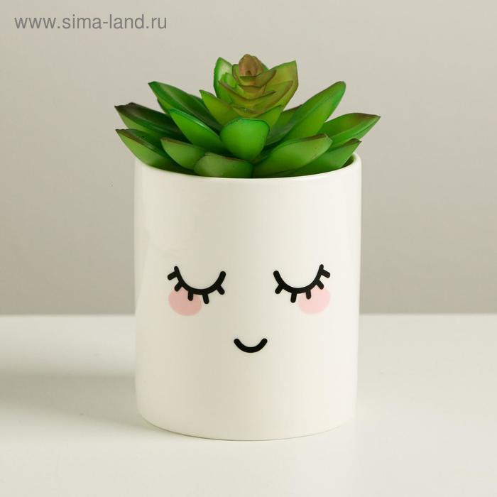 Керамическое кашпо «Улыбка», 8 х 9,5 см
Керамическое кашпо «Улыбка», 8 х 9,5 см