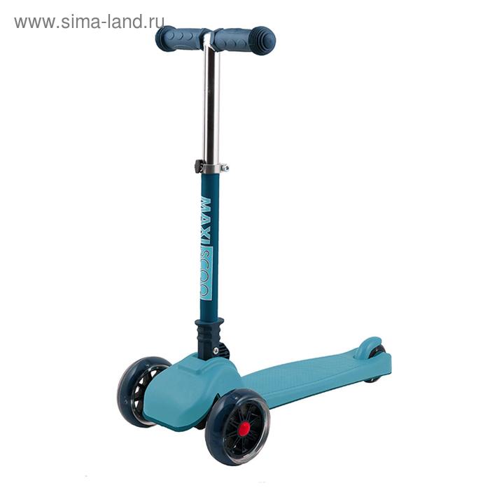 Самокат Maxiscoo Mini со светящимися колесами, цвет голубой
Самокат Maxiscoo Mini со светящимися колесами, цвет голубой