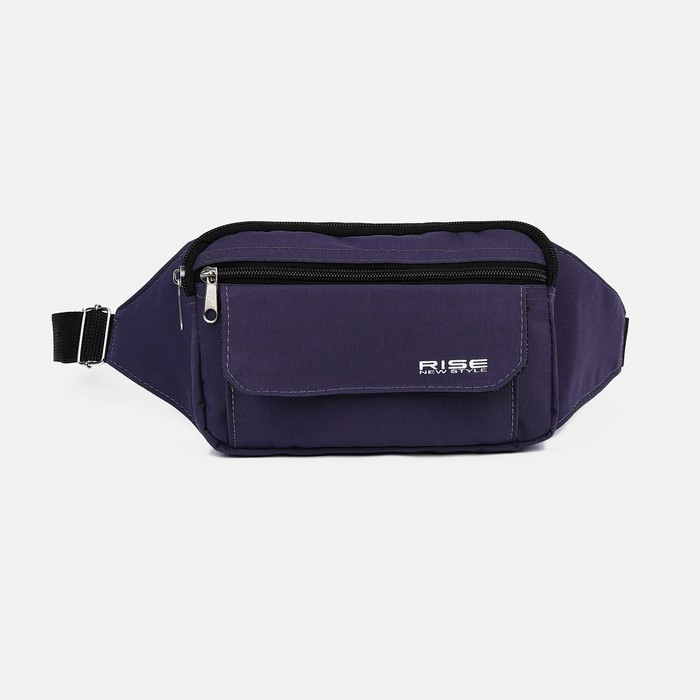 Сумка поясная, отдел на молнии, 3 наружных кармана, цвет серый 
Сумка поясная, отдел на молнии, 3 наружных кармана, цвет серый
