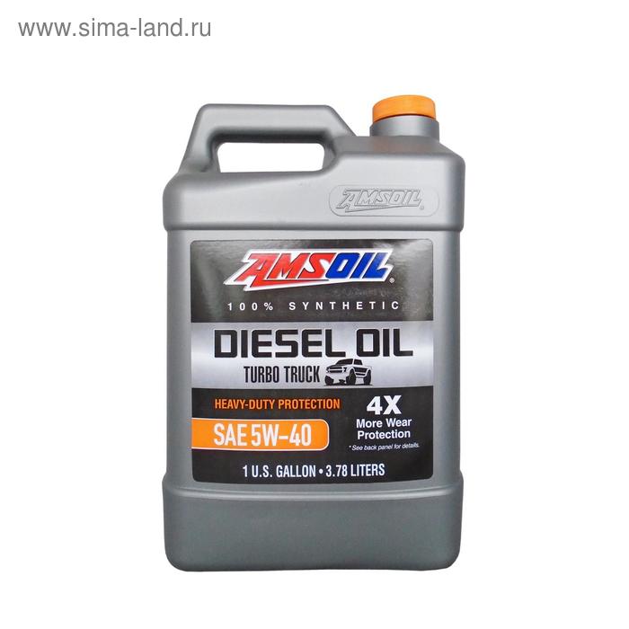 фото Моторное масло amsoil heavy-duty synthetic diesel oil sae 5w-40, 3.78л