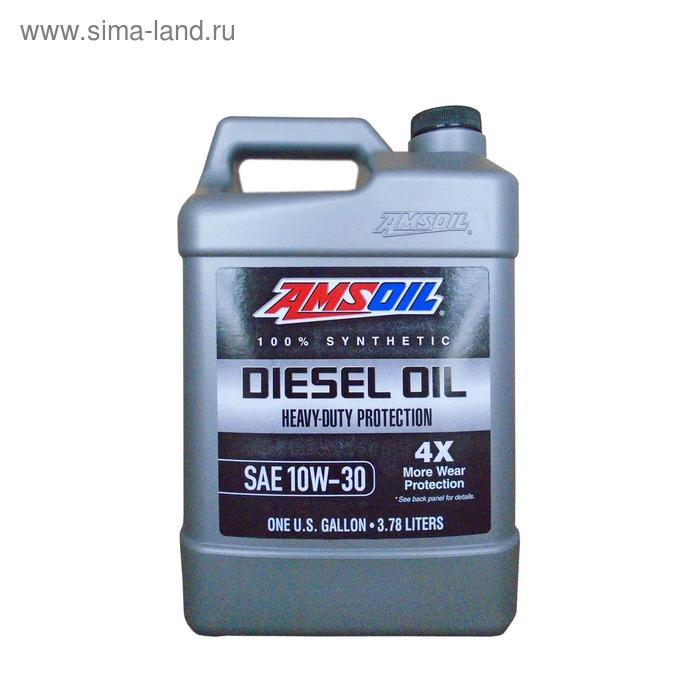 фото Моторное масло amsoil heavy-duty synthetic diesel oil sae 10w-30, 3,78л