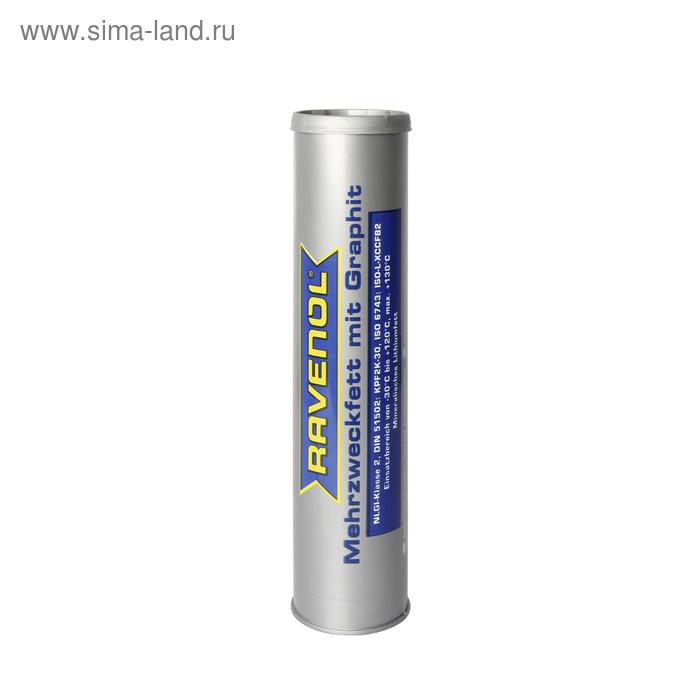 Смазка с графитом RAVENOL Mehrzweckfett m. Graphit, 0,4кг
Смазка с графитом RAVENOL Mehrzweckfett m. Graphit, 0,4кг