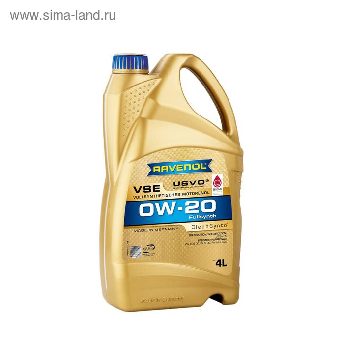 Моторное масло RAVENOL VSE SAE 0W-20, 4л
Моторное масло RAVENOL VSE SAE 0W-20, 4л