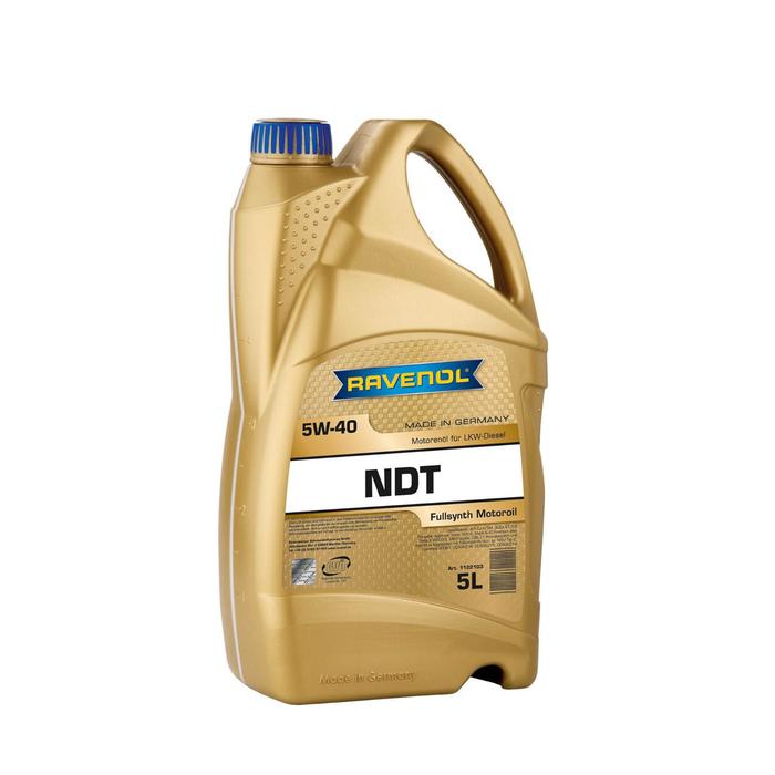 Моторное масло RAVENOL NDT SAE 5W-40, 5л
Моторное масло RAVENOL NDT SAE 5W-40, 5л