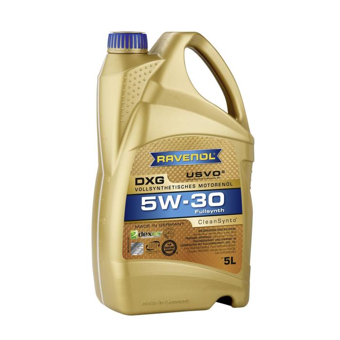 Моторное масло RAVENOL DXG SAE 5W-30, 5л
Моторное масло RAVENOL DXG SAE 5W-30, 5л
