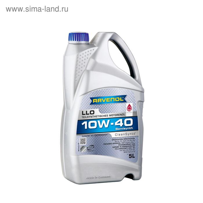 Моторное масло RAVENOL LLO SAE 10W-40, 5л
Моторное масло RAVENOL LLO SAE 10W-40, 5л
