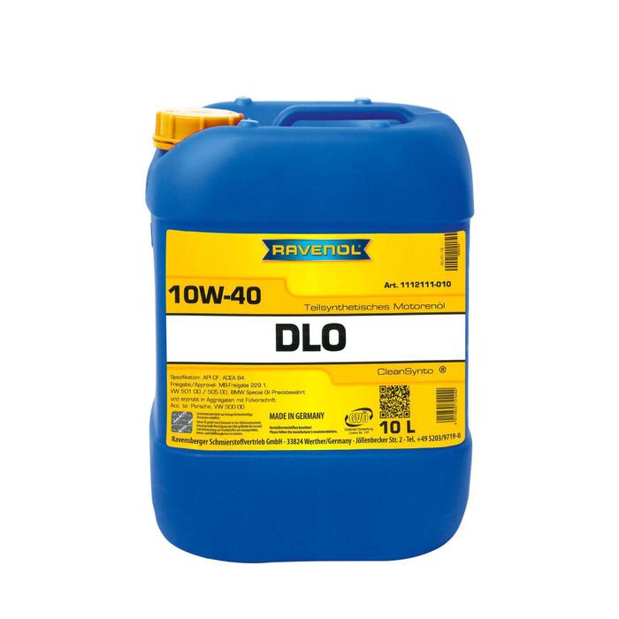 Моторное масло RAVENOL DLO SAE 10W-40, 10л
Моторное масло RAVENOL DLO SAE 10W-40, 10л