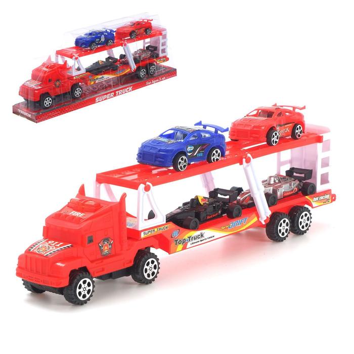 Грузовик инерционный «Автоперевозчик», цвета МИКС
Грузовик инерционный «Автоперевозчик», цвета МИКС