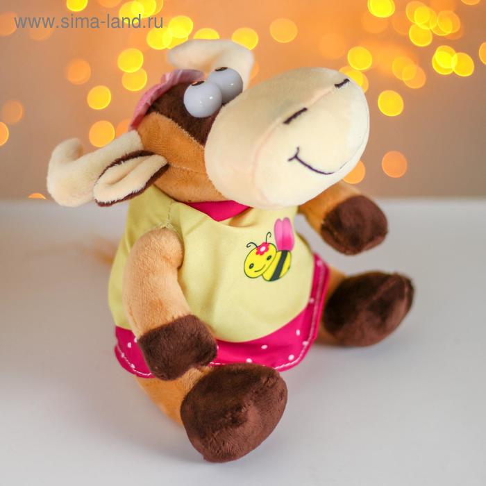 Мягкая игрушка «Коровка в шляпке»
Мягкая игрушка «Коровка в шляпке»