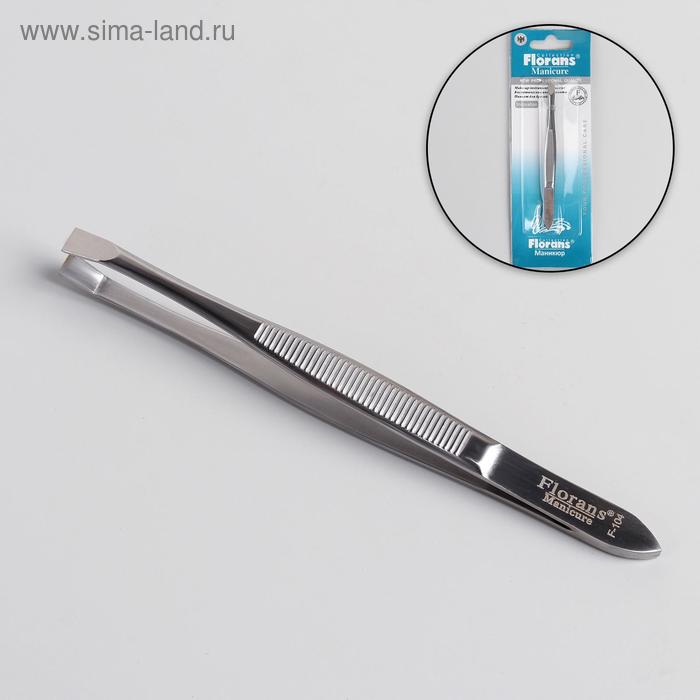 Пинцет прямой, 9 см, в блистере, цвет серебристый
Пинцет прямой, 9 см, в блистере, цвет серебристый