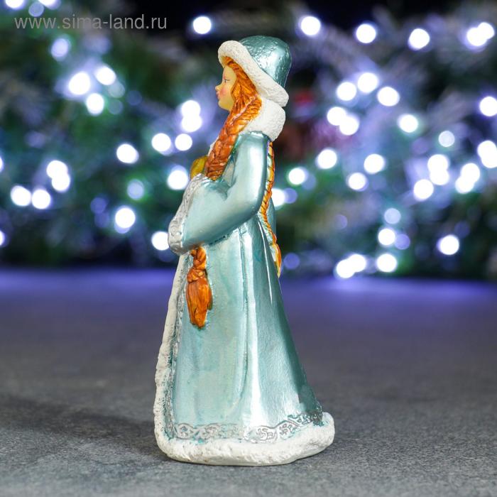 фото Фигура "снегурочка в золотых варежках" 10х7х15см хорошие сувениры
