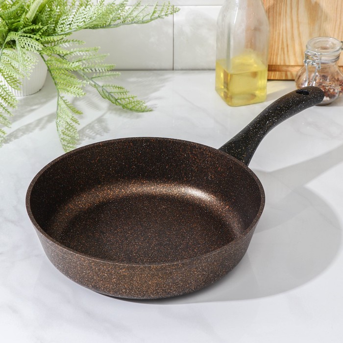 Сковорода ТИТАН ГРАНИТ (БРОНЗА), d=24 см, пластиковая ручка, индукция, антипригарное покрытие, цвет бронзовый
Сковорода ТИТАН ГРАНИТ (БРОНЗА), d=24 см, пластиковая ручка, индукция, антипригарное покрытие, цвет бронзовый