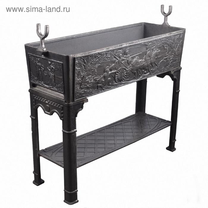 Комплект «Спарта 2», чаша мангала, 2 колосника, ножки 600 мм, полка
Комплект «Спарта 2», чаша мангала, 2 колосника, ножки 600 мм, полка