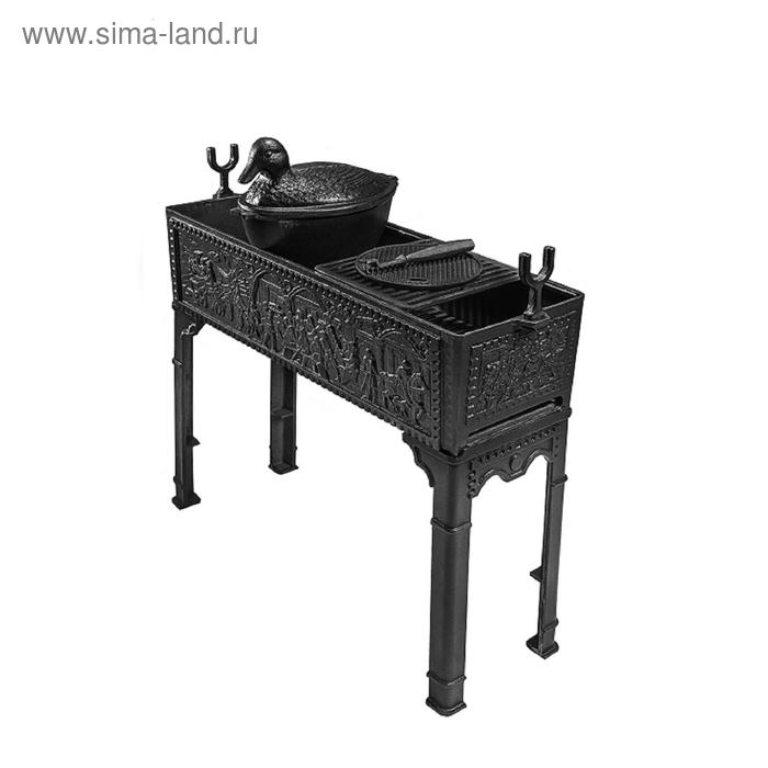 Комплект «Нормандия», мангал с ножками 600 мм, решётка, сковорода-гриль, утятница
Комплект «Нормандия», мангал с ножками 600 мм, решётка, сковорода-гриль, утятница