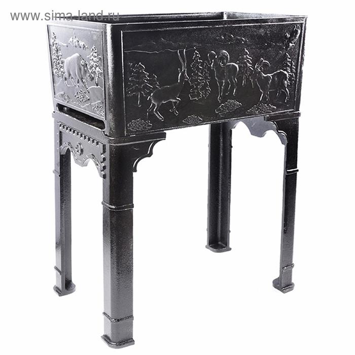 Комплект «Красная книга 4», чаша мангала, колосник, ножки 600 мм 
Комплект «Красная книга 4», чаша мангала, колосник, ножки 600 мм