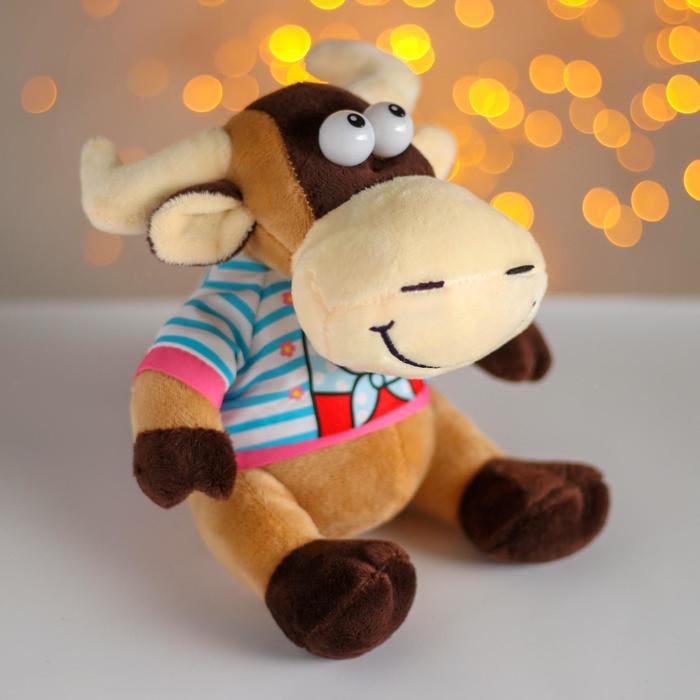 Мягкая игрушка «Бык с матрёшкой», 15 см
Мягкая игрушка «Бык с матрёшкой», 15 см