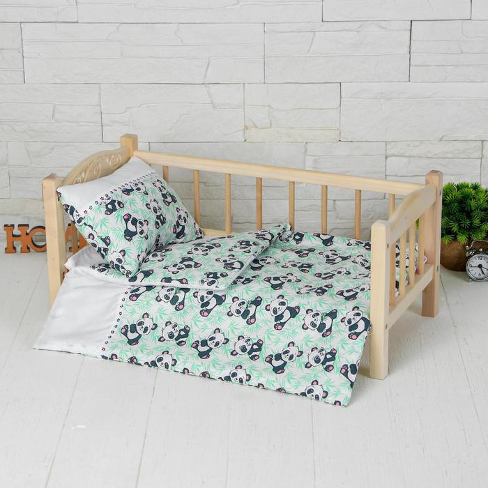 Постельное бельё для кукол «Панды на белом», простынь, одеяло, подушка
Постельное бельё для кукол «Панды на белом», простынь, одеяло, подушка