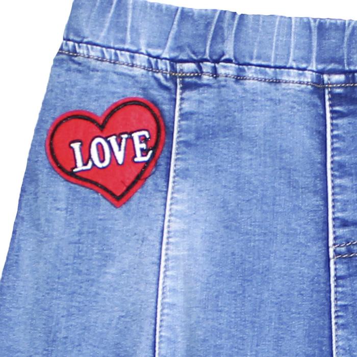 фото Юбка джинсовая для девочек, рост 128 см yuke jeans