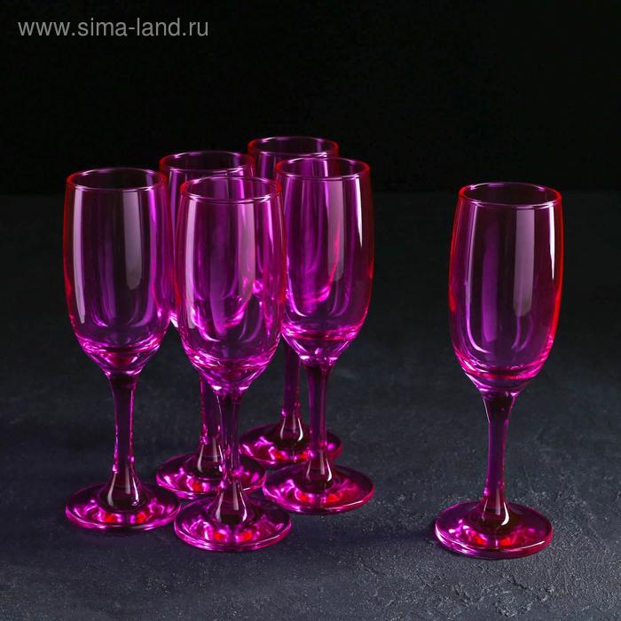 Набор бокалов для шампанского «Радуга», 190 мл, 6 шт, цвет агат
Набор бокалов для шампанского «Радуга», 190 мл, 6 шт, цвет агат