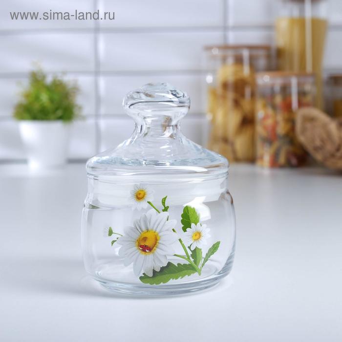 Банка для сыпучих продуктов «Белые ромашки», 500 мл
Банка для сыпучих продуктов «Белые ромашки», 500 мл