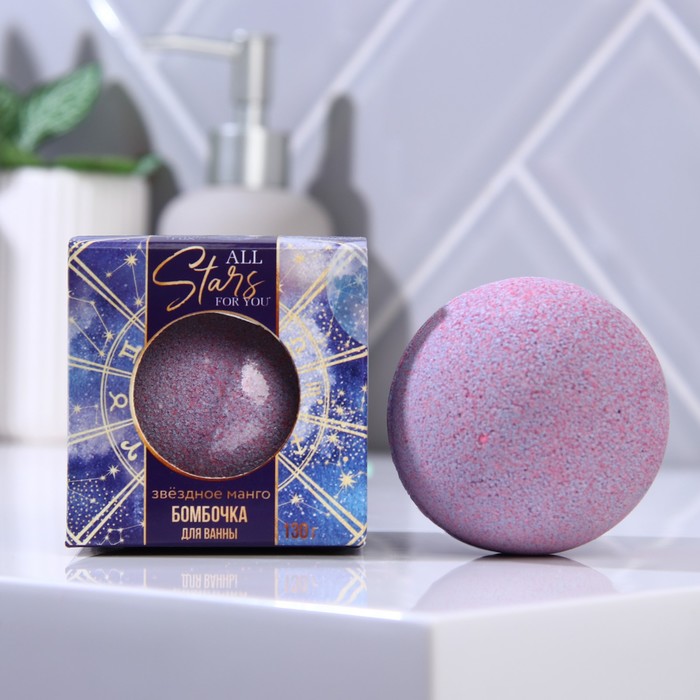 Бурлящий шар в коробке Space, 130 г, с ароматом манго
Бурлящий шар в коробке Space, 130 г, с ароматом манго