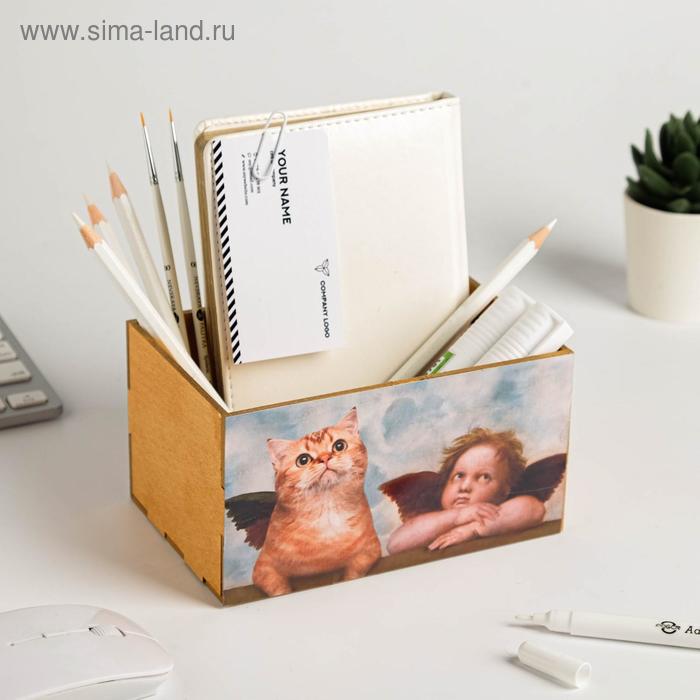 Органайзер для канцтоваров "Ангелок и котик" 15х8х10 см
Органайзер для канцтоваров "Ангелок и котик" 15х8х10 см