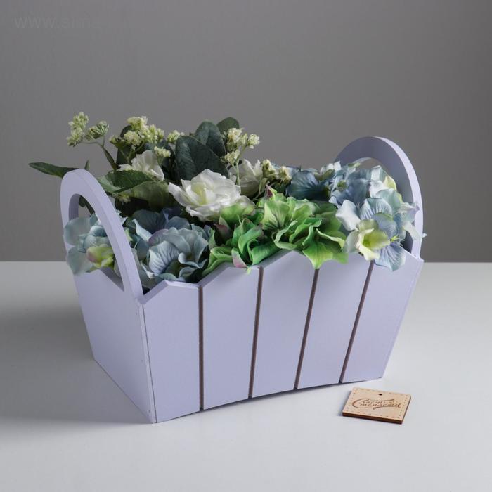 Кашпо с ручками и шильдиком, «Счастья и теплоты», 27х18х19 см
Кашпо с ручками и шильдиком, «Счастья и теплоты», 27х18х19 см