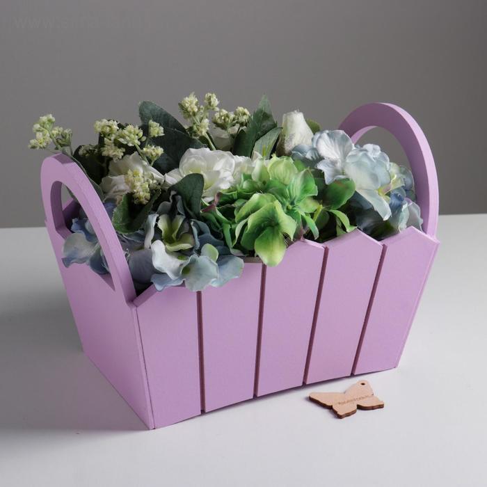 Кашпо с ручками и шильдиком, «Чудесного настроения», 27х18х19 см 
Кашпо с ручками и шильдиком, «Чудесного настроения», 27х18х19 см