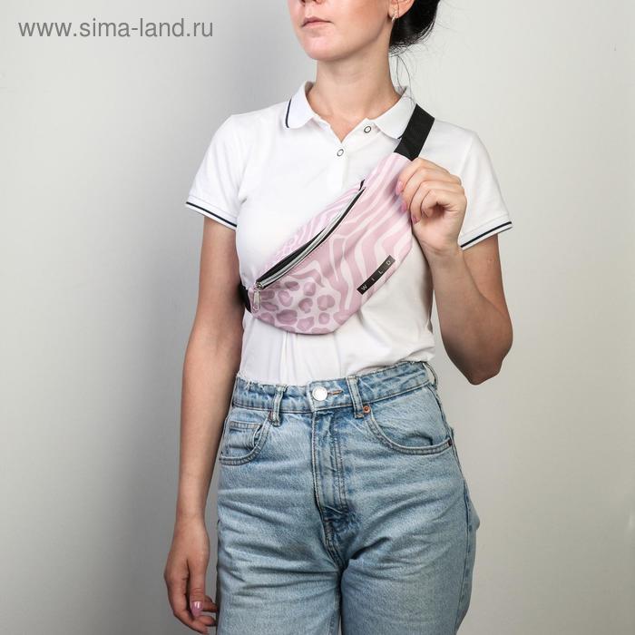 фото Сумка поясная wild pink