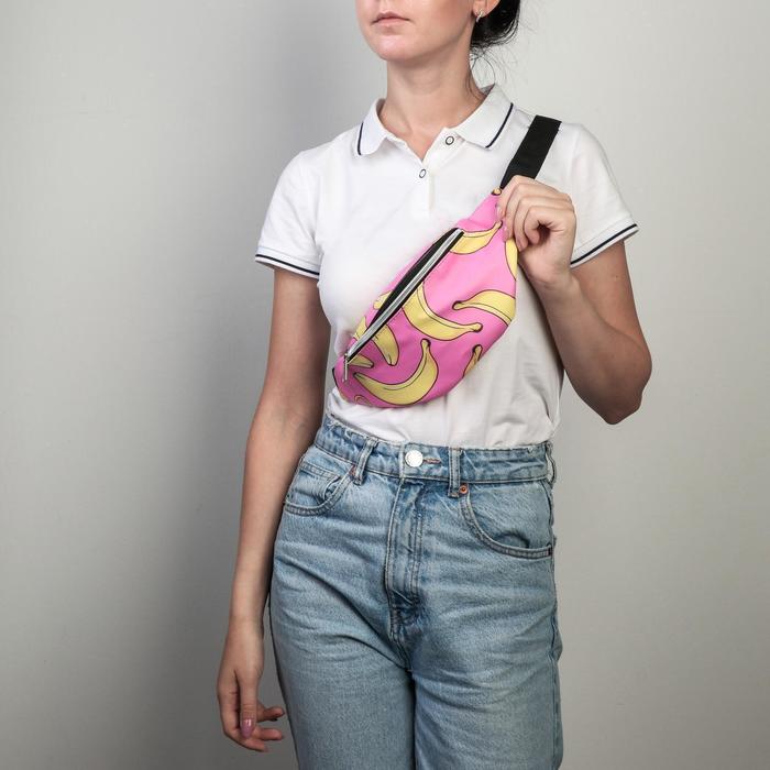 фото Сумка поясная banana pink