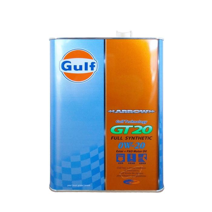 Моторное масло GULF Arrow GT 20 SAE 0W-20, 4л
Моторное масло GULF Arrow GT 20 SAE 0W-20, 4л