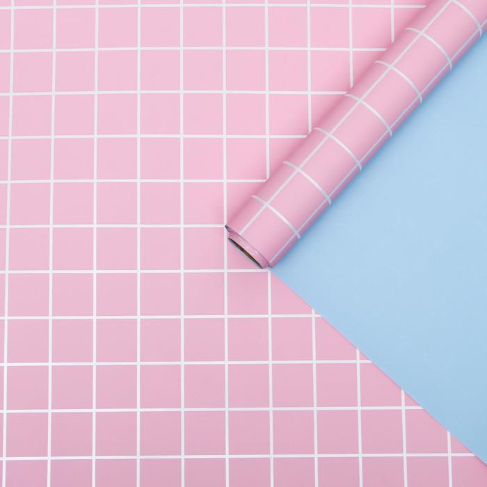 Пленка для цветов "Клетка", розовый-голубой, 0,58 х 10 м
Пленка для цветов "Клетка", розовый-голубой, 0,58 х 10 м
