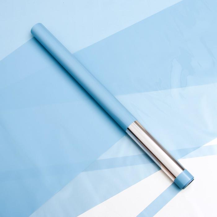 Пленка для цветов "Прозрачная полоса" голубой, 0,58 х 10 м
Пленка для цветов "Прозрачная полоса" голубой, 0,58 х 10 м