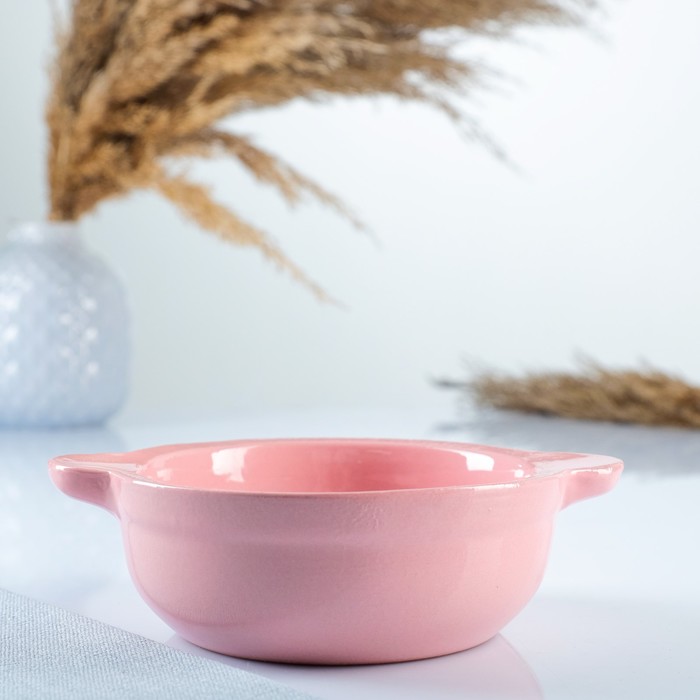 Форма для запекания с ручками "Вятская" 0,3л, розовый
Форма для запекания с ручками "Вятская" 0,3л, розовый