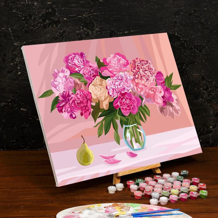 Картина по номерам на холсте с подрамником «Пионы» 40×50 см
Картина по номерам на холсте с подрамником «Пионы» 40×50 см