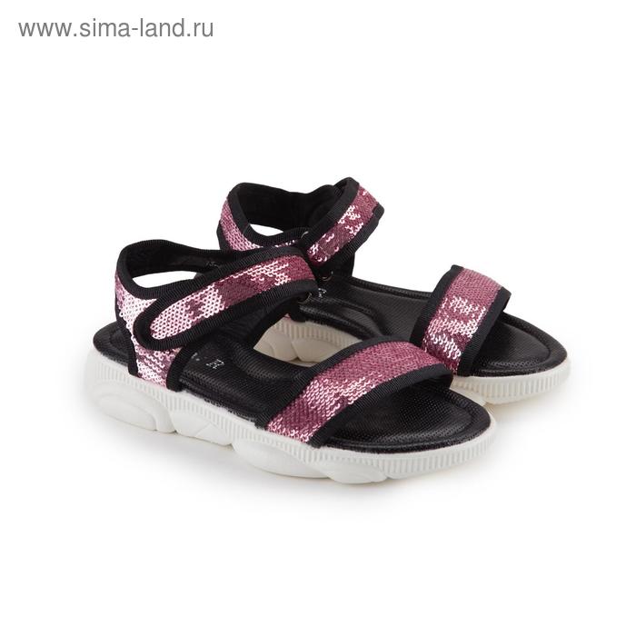 фото Сандалии детские, цвет розовый, размер 34 ana.r