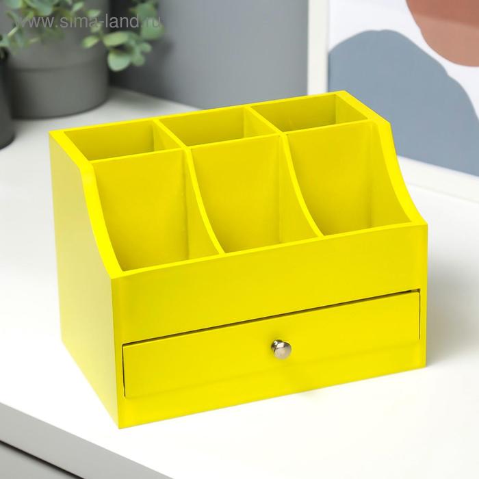 Шкатулка дерево для украшений и косметики 1 ящичек лимонная 21х14,5х15 см
Шкатулка дерево для украшений и косметики 1 ящичек лимонная 21х14,5х15 см