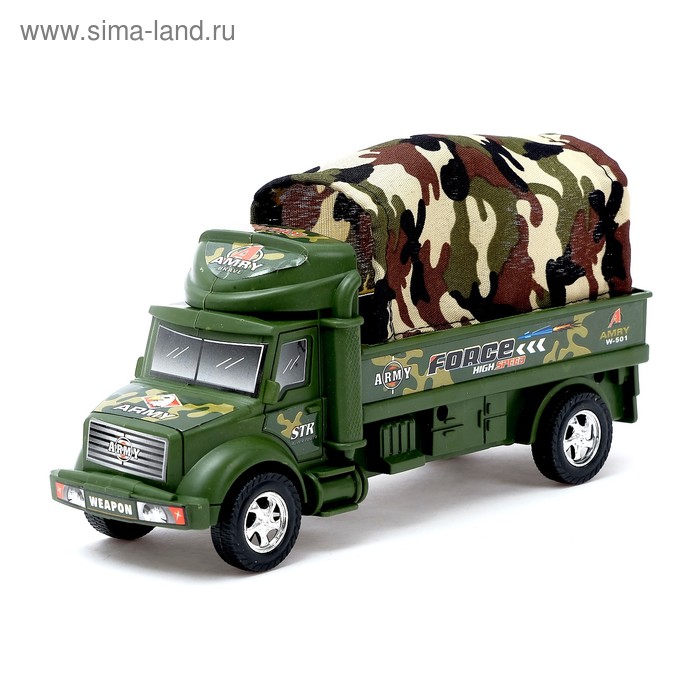 Грузовик инерционный «Военный»
Грузовик инерционный «Военный»