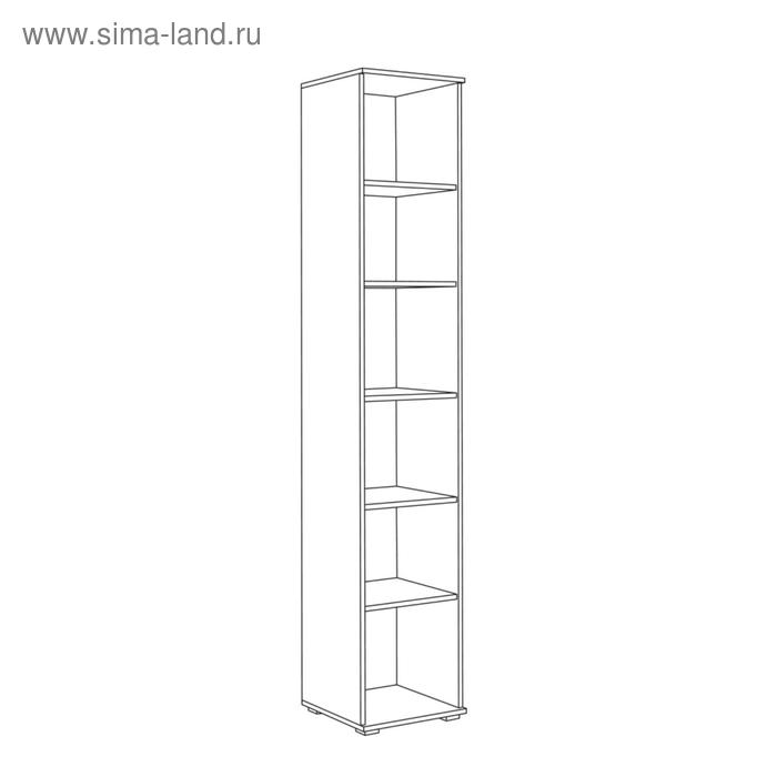 фото Пенал куба 13.29, 400х383х2106, дуб сонома/белый премиум моби