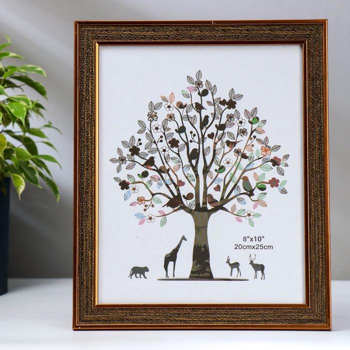 Фоторамка пластик 20х25 см "Горький шоколад с карамелью" 28,4х23,4х2 см 
Фоторамка пластик 20х25 см "Горький шоколад с карамелью" 28,4х23,4х2 см