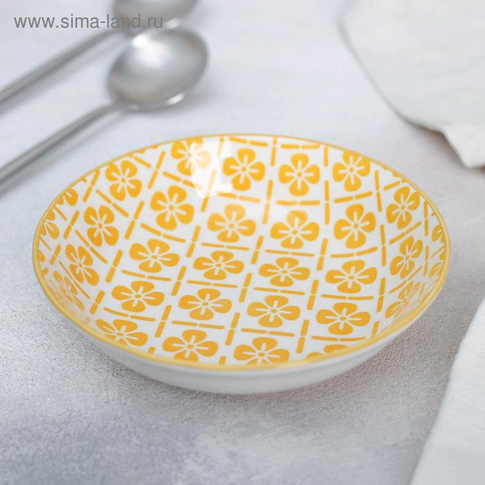 Тарелка керамическая глубокая «Незабудка», 280 мл, d=14,5 см, цвет жёлтый
Тарелка керамическая глубокая «Незабудка», 280 мл, d=14,5 см, цвет жёлтый
