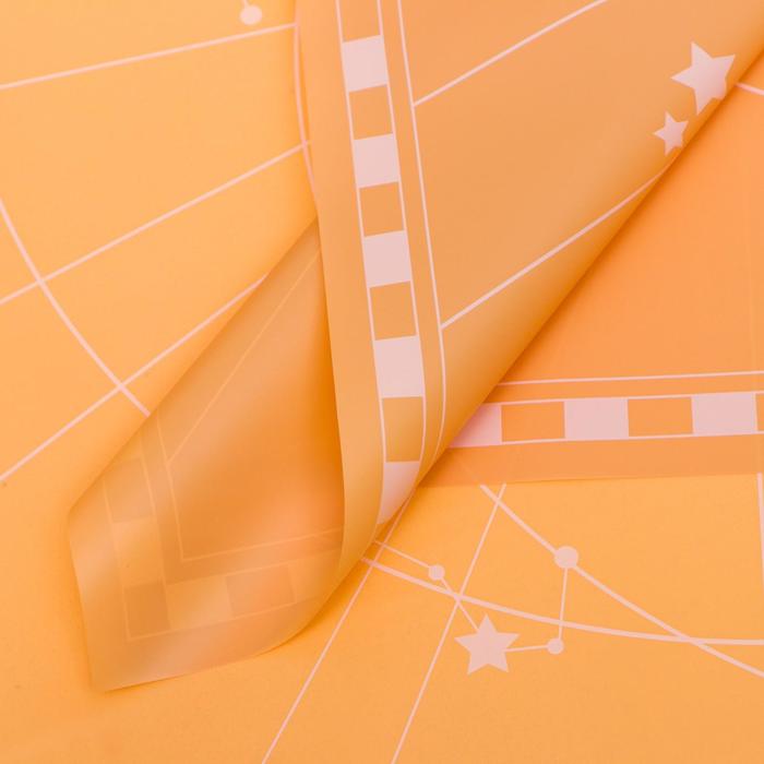 Плёнка матовая двухсторонняя "Созвездия" персиковый, 0,58 х 0,58 м
Плёнка матовая двухсторонняя "Созвездия" персиковый, 0,58 х 0,58 м