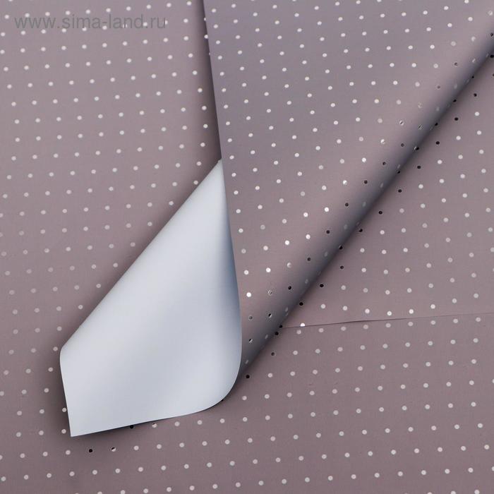 Плёнка матовая "Серебристый горох" серый, ледяной, 0,58 х 0,58 м
Плёнка матовая "Серебристый горох" серый, ледяной, 0,58 х 0,58 м