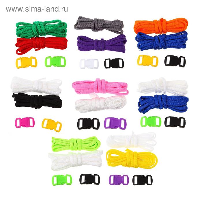 Набор плетения из тесьмы + 4 крепления, длина 1 шт. — 1,2 метра, цвета однотонный МИКС
Набор плетения из тесьмы + 4 крепления, длина 1 шт. — 1,2 метра, цвета однотонный МИКС
