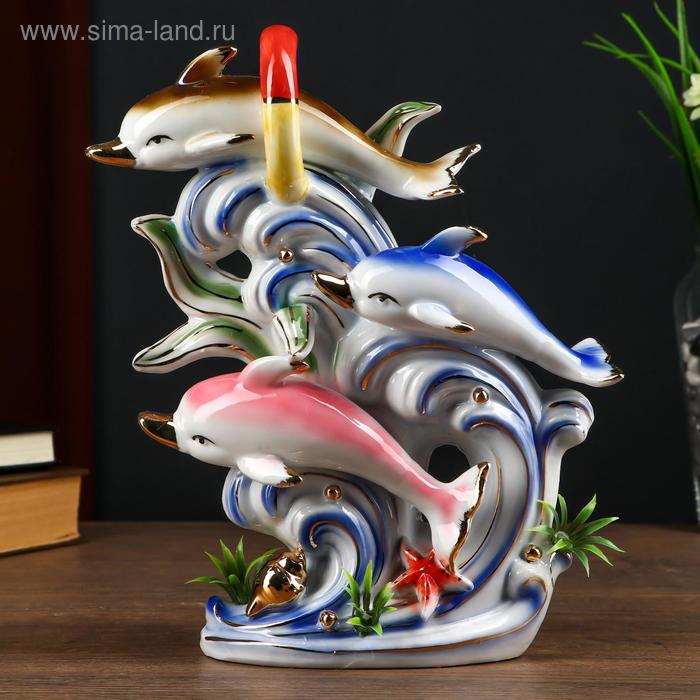 Сувенир керамика "Дельфины играют в салочки" 30х11х23 см
Сувенир керамика "Дельфины играют в салочки" 30х11х23 см