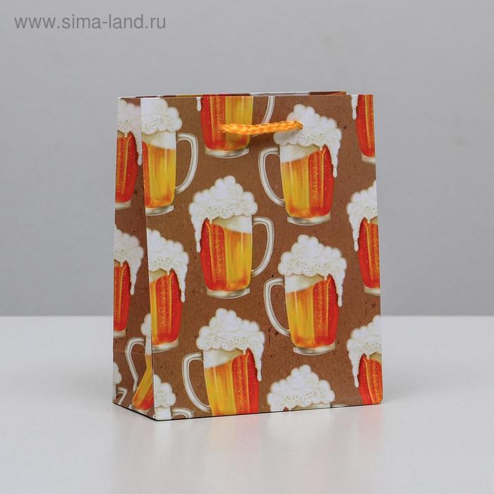 Пакет ламинированный вертикальный «Кружка пенного», S 12 × 15 × 5.5 см 
Пакет ламинированный вертикальный «Кружка пенного», S 12 × 15 × 5.5 см